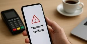 MobilePay-maksu epäonnistui